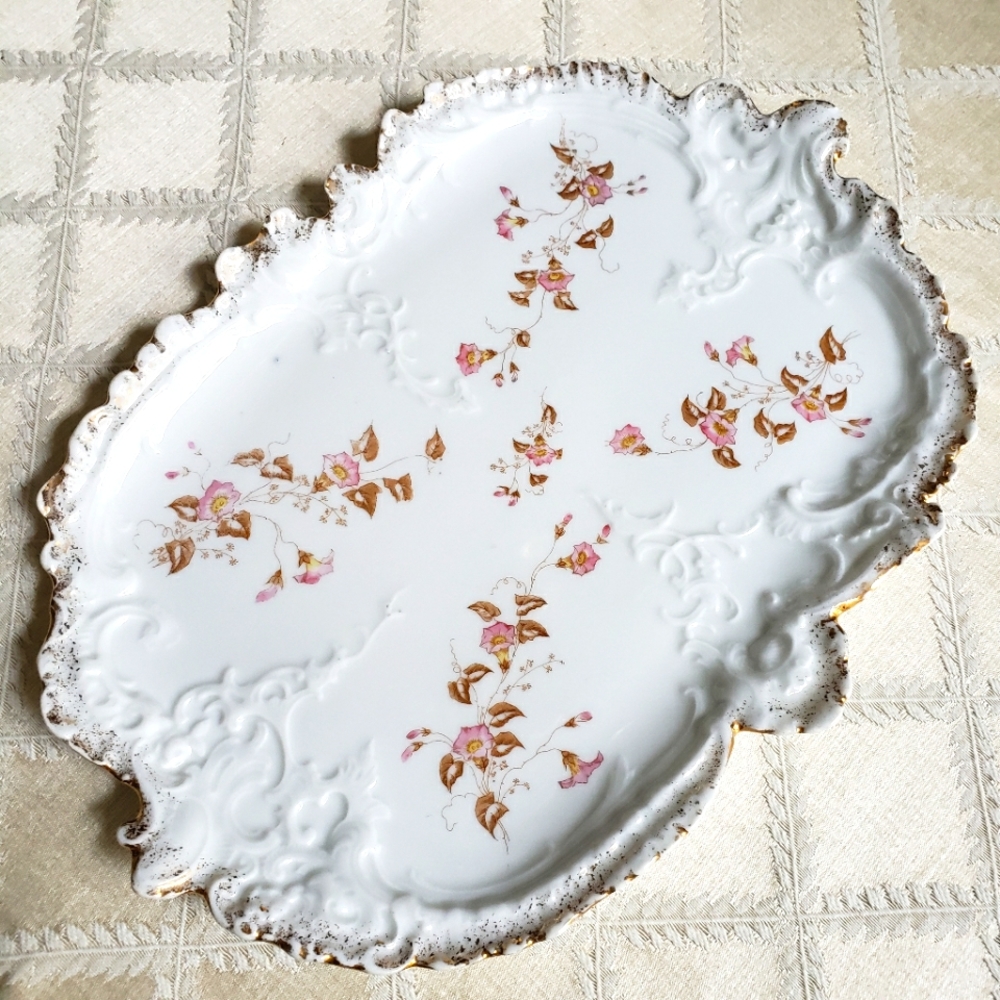 Leonard, Vienna Austria porcelaine platter.